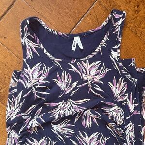 Floral Cotton Maternity Dress